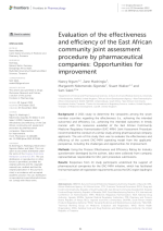 Screenshot 2022-11-03 at 123135 Evaluation of the effectiveness and efficiency of the East African community joint assessment procedure by pharmaceutical companies: Opportunities for